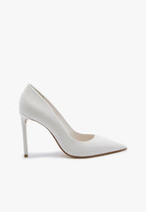 Lou High Stiletto White Pump