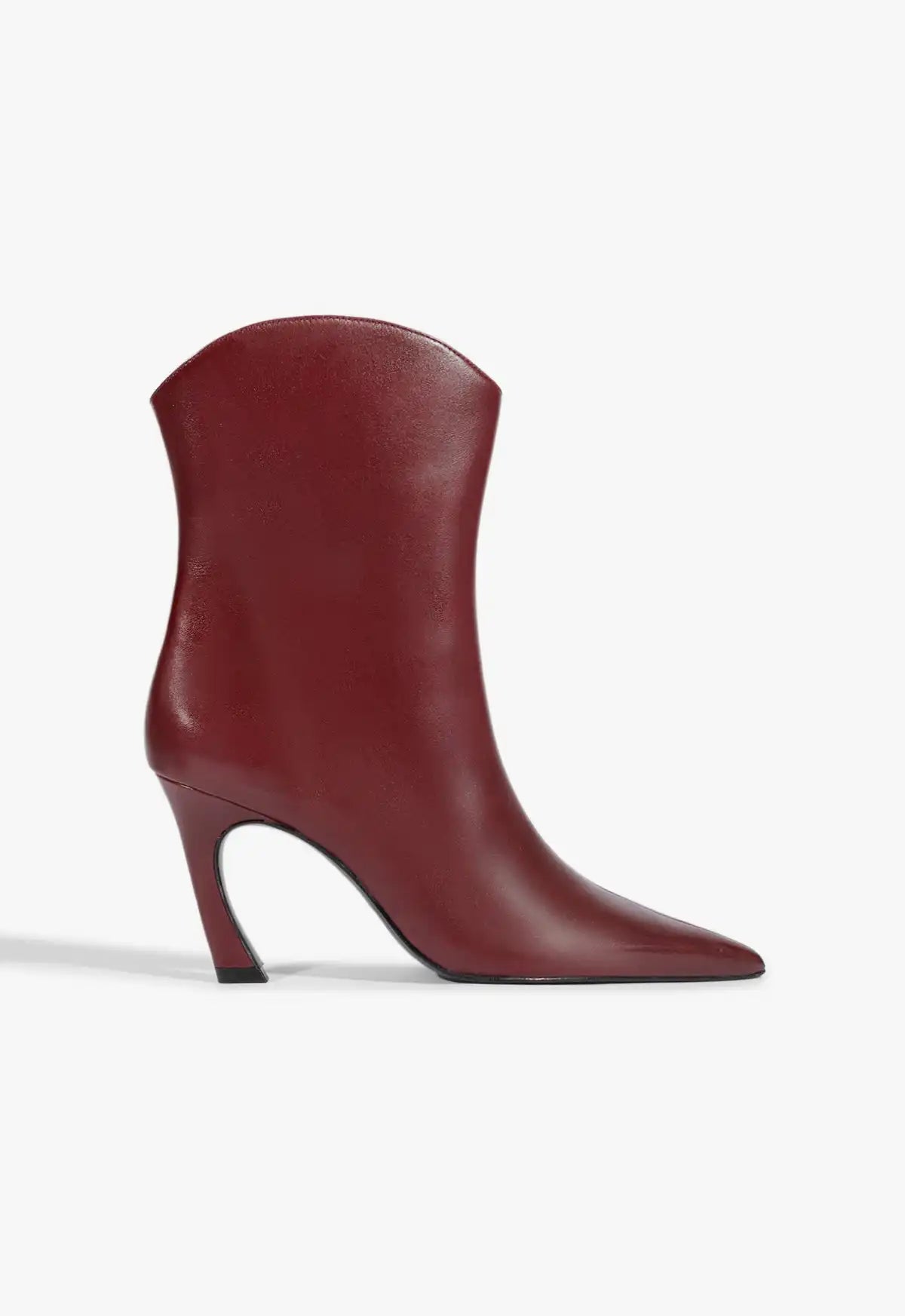 Maryann Curve Leather Bootie