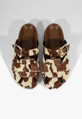 Sydney Calf Hair Clog