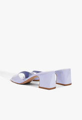 Harriet Mid Mule Patent Sandal