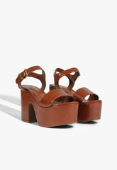 Tuke Leather Platform Sandal