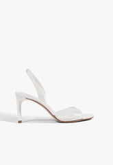 Scarlett Sling Mid Vinyl Patent Sandal