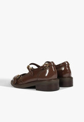 Dafne Leather Flat