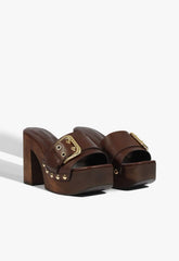 Irie Platform Leather Sandal