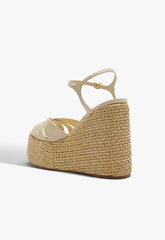Keefa Raffia Wedge Sandal
