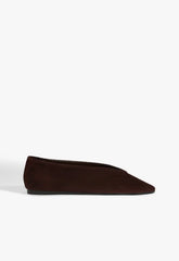 Courtney Suede Flat