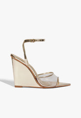 Elodie Vinyl Wedge Sandal