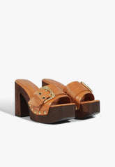 Irie Platform Leather Sandal
