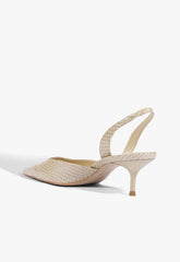 Paola Mid Leather Pump