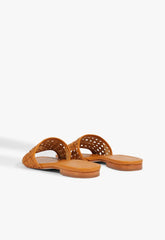 Juliet Leather Flat Sandal
