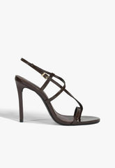 Azure Patent Sandal