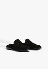 Tyche Mule Suede Flat