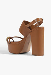 Mandy Platform Leather Sandal