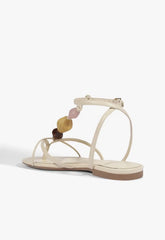 Amber Leather Flat Sandal
