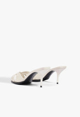 Keefa Leaf Mule Leather Sandal