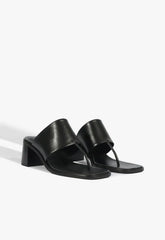 Martha Block Leather Sandal