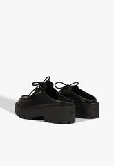 Cia Mule Leather Flat