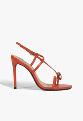 Azure Embellished Leather Sandal