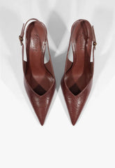 Siena Buckle Leather Pump