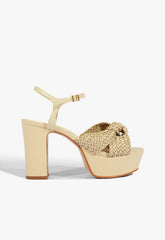 Marbella Leather Platform Sandal