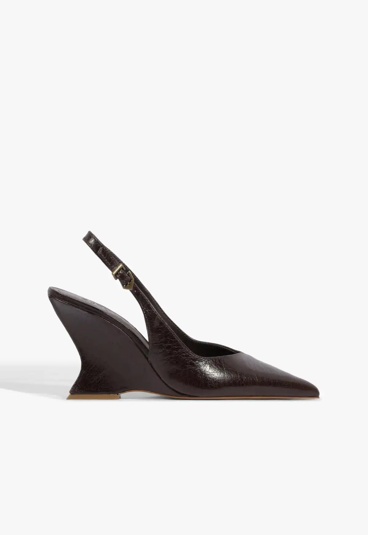 Siena Buckle Leather Pump
