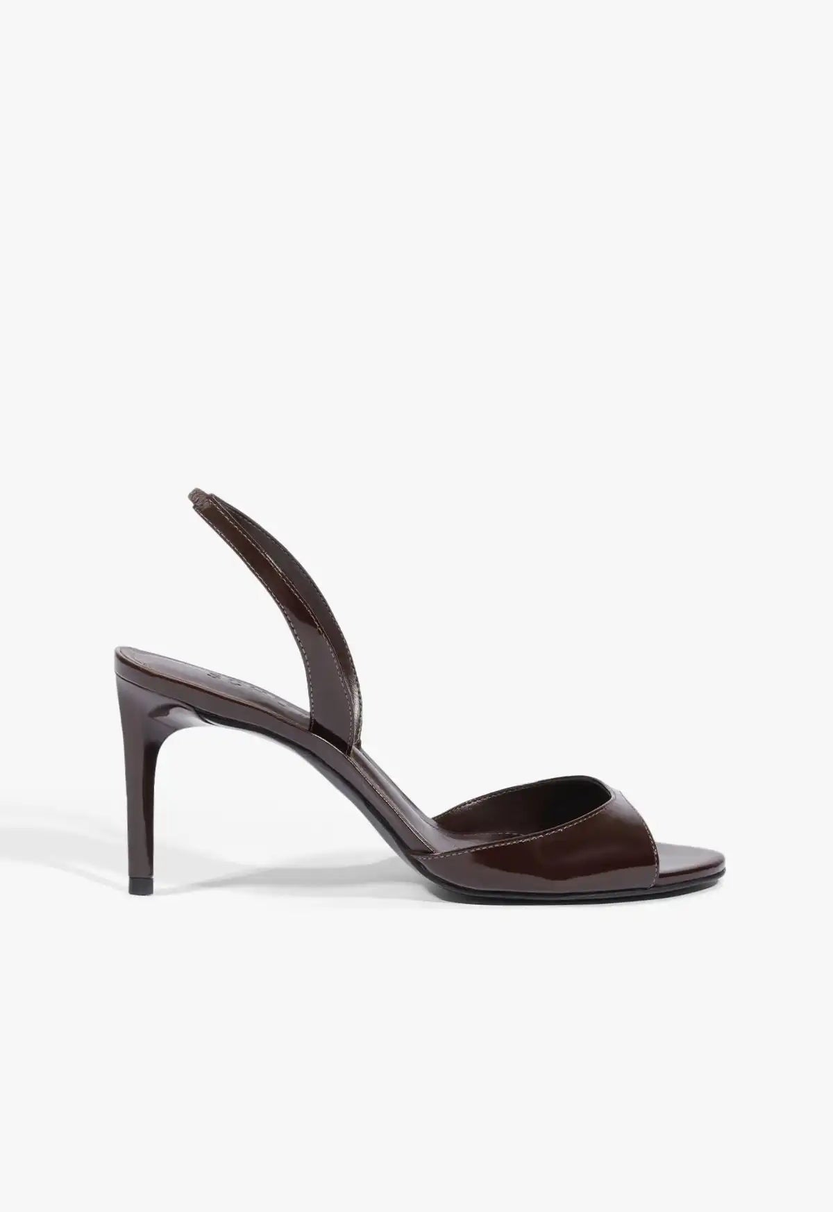 Scarlett Sling Mid Patent Leather Sandal