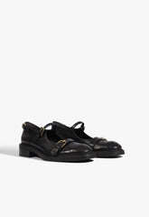 Dafne Leather Flat