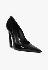 Lexi High Sculptural Black Pump