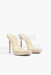 Ariella Raffia Platform Sandal