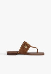 Aria Brown Suede Sandal