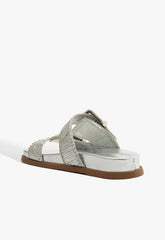 Lupita Buckle Sporty Metallic Sandal