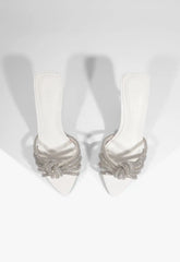 Pearline Leather Stiletto Sandal