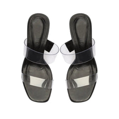 Ariella Platform Vinyl Sandal