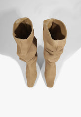 Dellia Slouch Suede Bootie