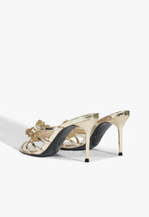 Flora Mule Metallic Sandal