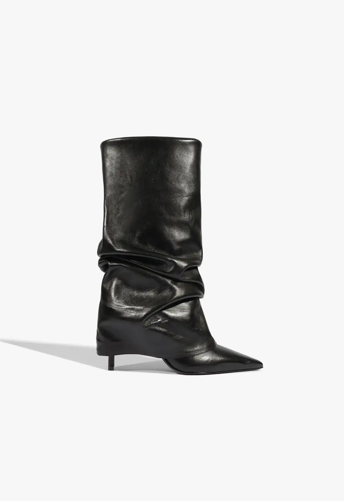 Mikki Cloak Leather Bootie