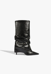Mikki Cloak Leather Bootie