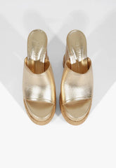 Darah Rope Metallic Leather Sandal