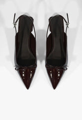 Violetta Sculpt Patent Flat