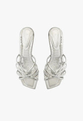 Rachel Mule Metallic Leather Sandal