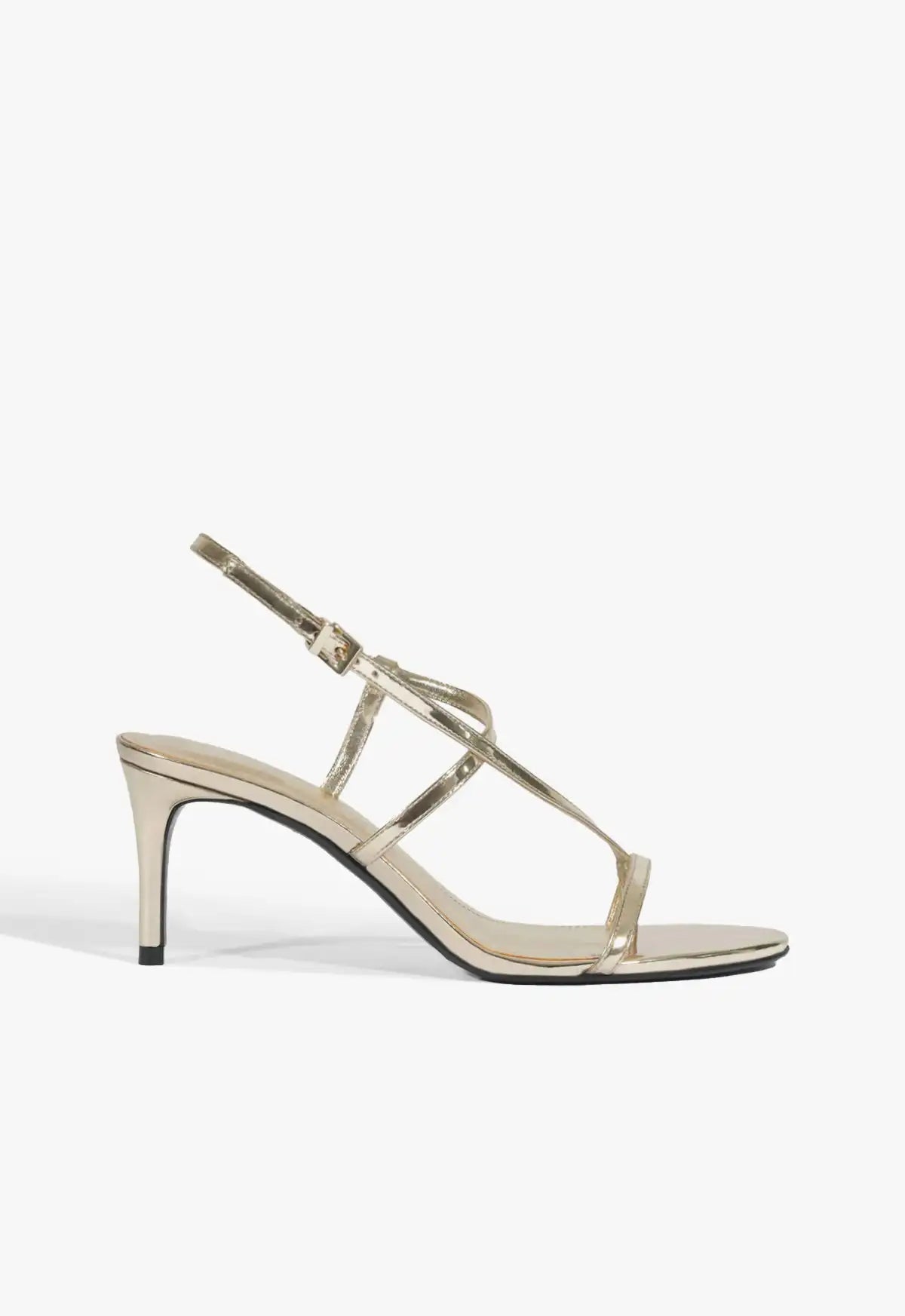 Azure Mid Metallic Sandal