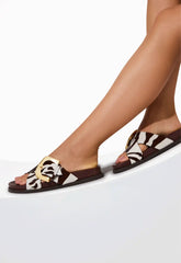 Lois Animal Print Sporty Sandal