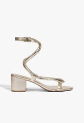 Cleo Metallic Leather Sandal