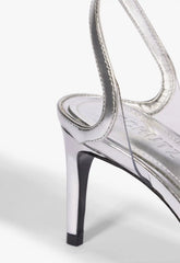 Skye Mid Stiletto Specchio Leather Sandal