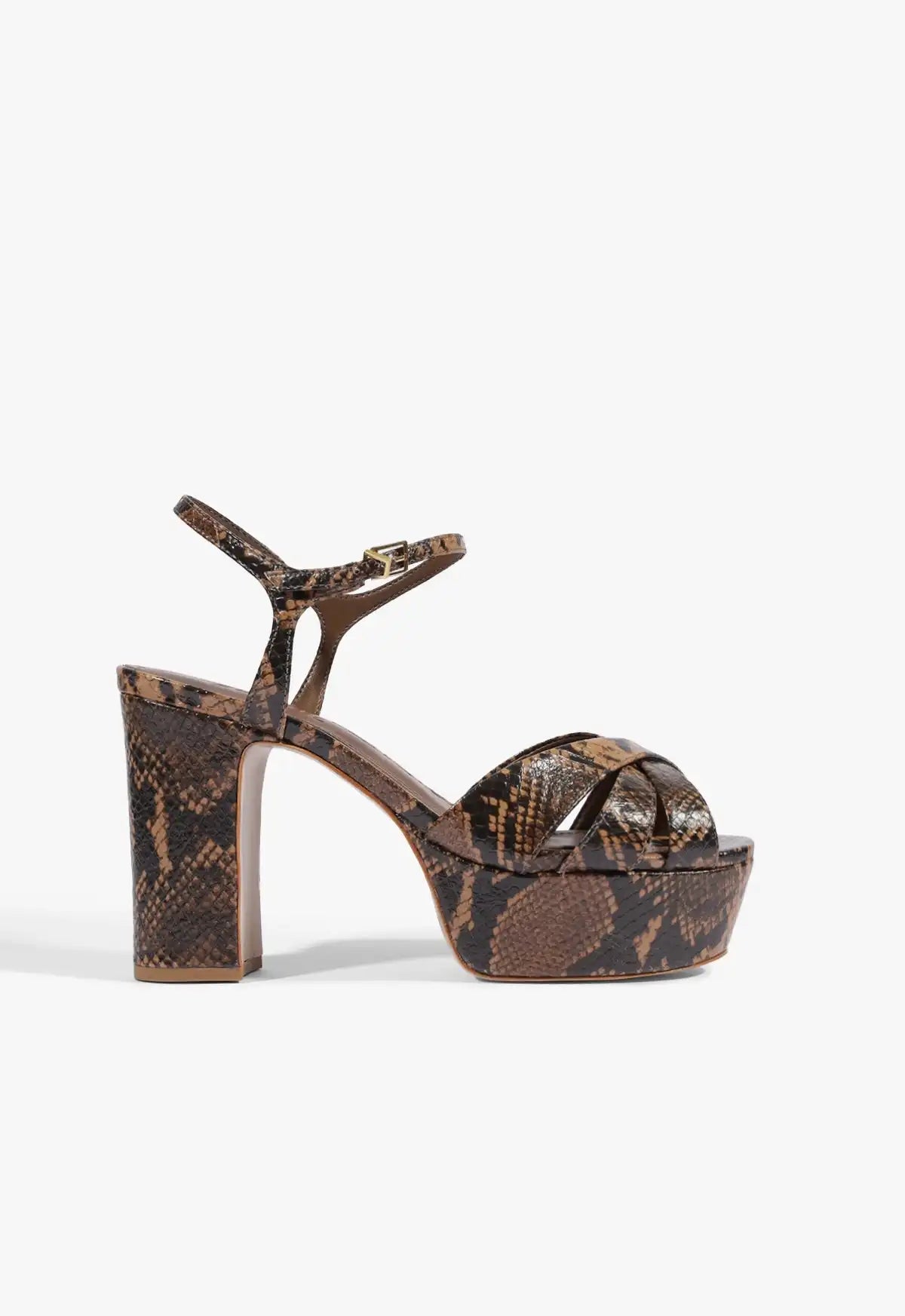 Keefa Leather Platform Sandal