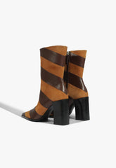 Raffaela Chevron Leather Boot