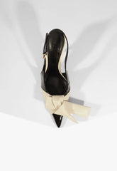 Liora Bow Patent Leather Pump