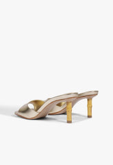 Leena Bamboo Leather Sandal