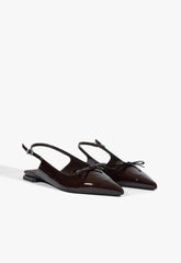 Violetta Sculpt Patent Flat