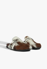 Grace Calf Hair Clog